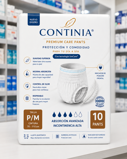 Continia Premium Pants P/M x 10. Incontinencia Alta